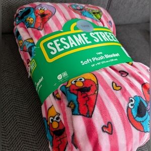 Sesame Street Valentine's Blanket Twin Size
